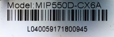 FUENTE PARA TV CONTINU-US / NUMERO DE PARTE MIP550D-CX6A / KB-5150 / L040059171800945 / PANEL V400HJ6-PE1 / MODELO CT-40T18 - Imagen 2